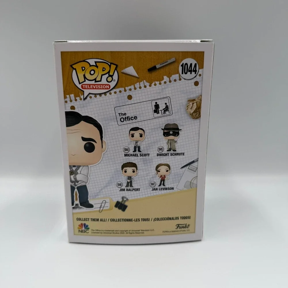 Funko Pop Michael Scott The Office 1044 Vinyl Figure Straitjacket Chains